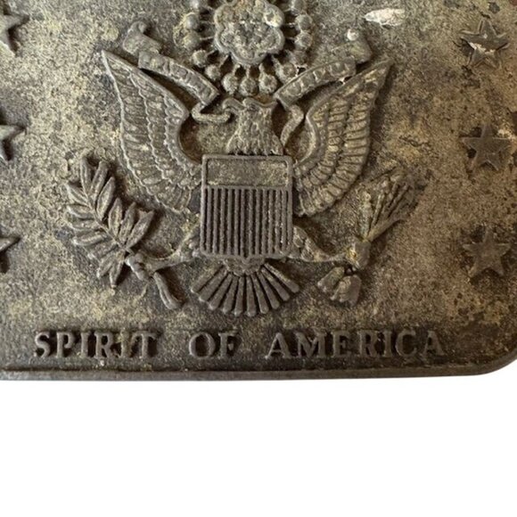 Vintage 1776-1976 Bicentennial Spirit Of America Belt Buckle - Picture 3 of 4
